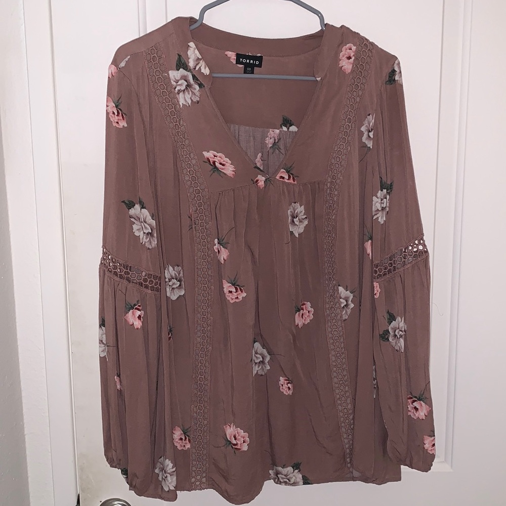 Torrid Semi-formal Floral Top